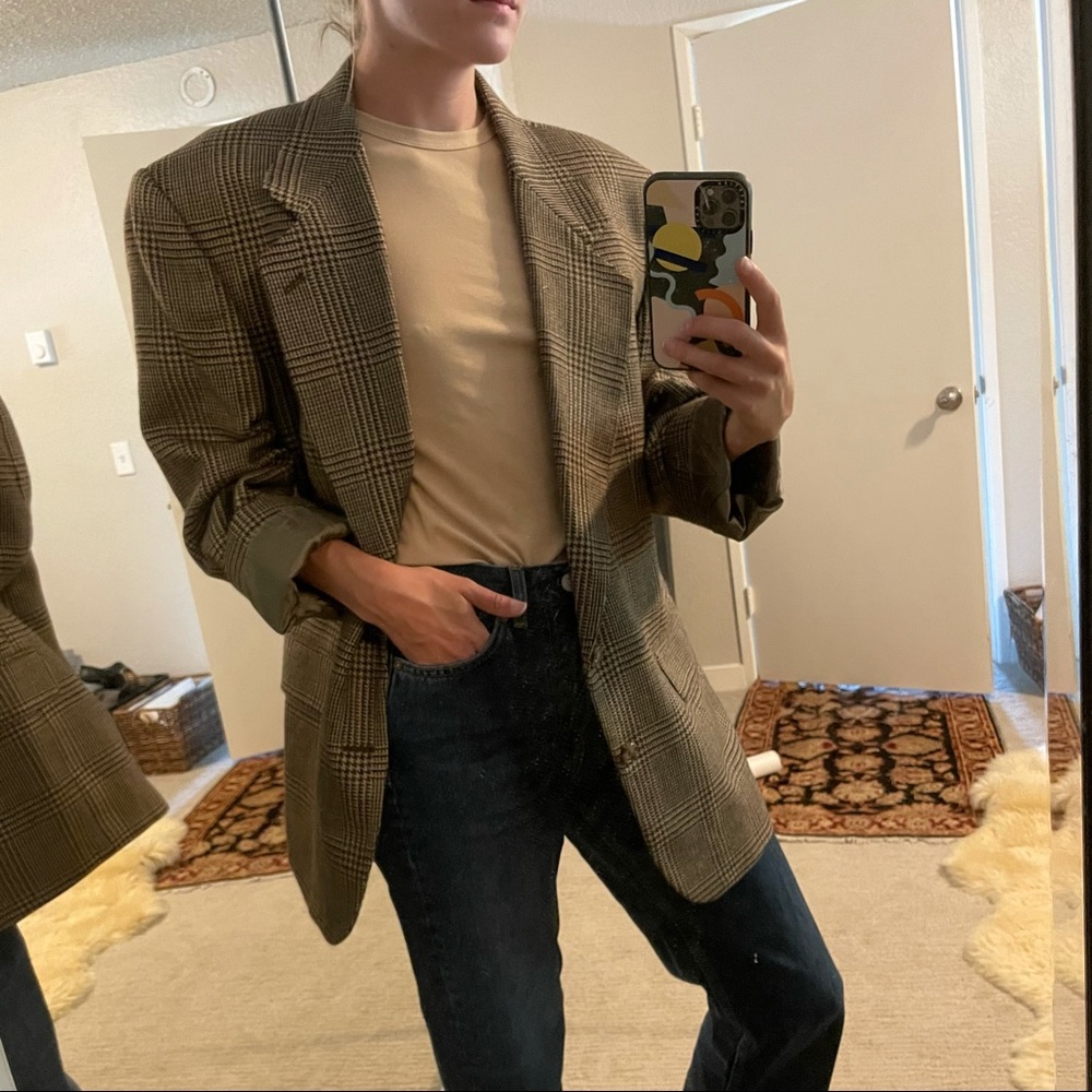 Oscar de la Renta Oversized Blazer